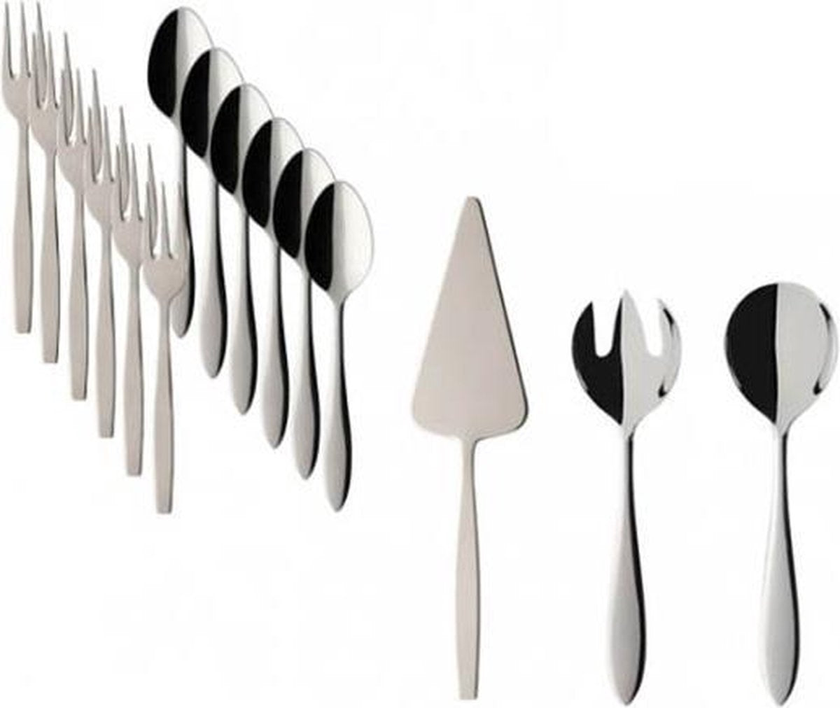 Villeroy & Boch Louis 15-delige Bestekset: Elegant Roestvrij Staal Serveergerei