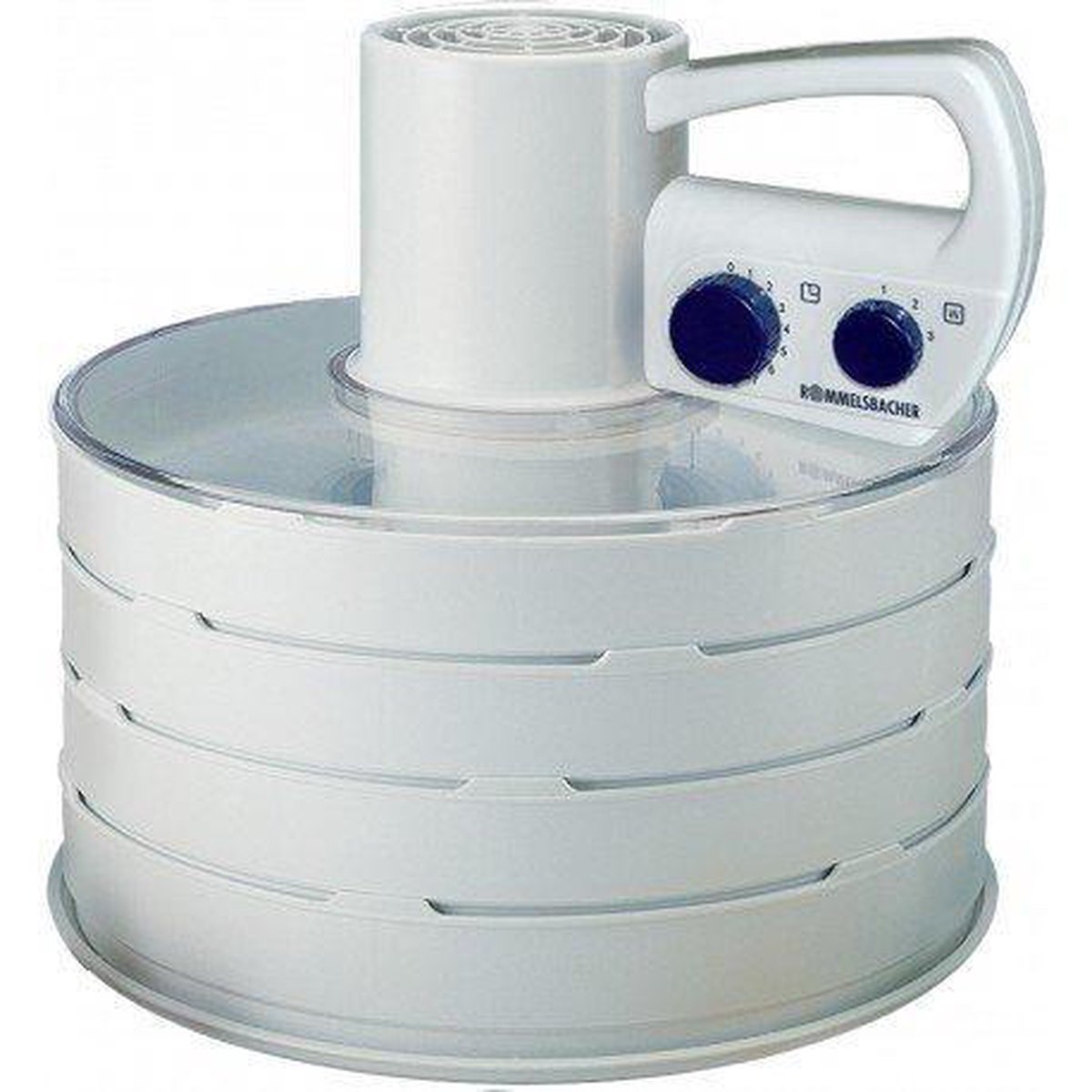 Rommelsbacher DA750 Voedseldroger: Efficiënt Drogen, 700W, 4 Etages, Timer, Wit
