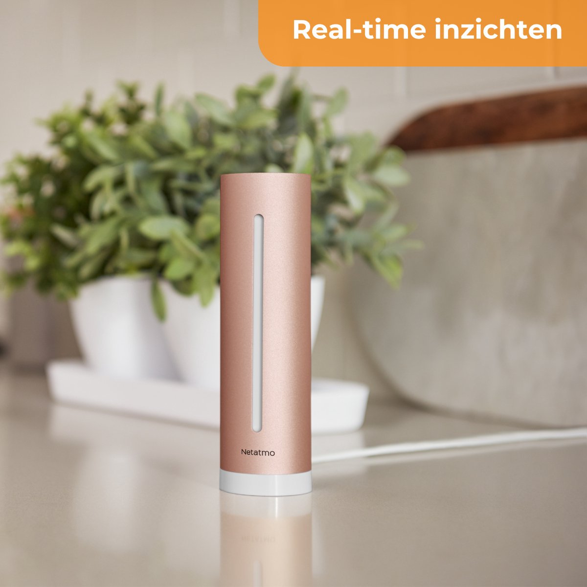 Netatmo Slimme Indoor Luchtkwaliteitsmeter CO2 Hygrometer Werkt met Smart Home