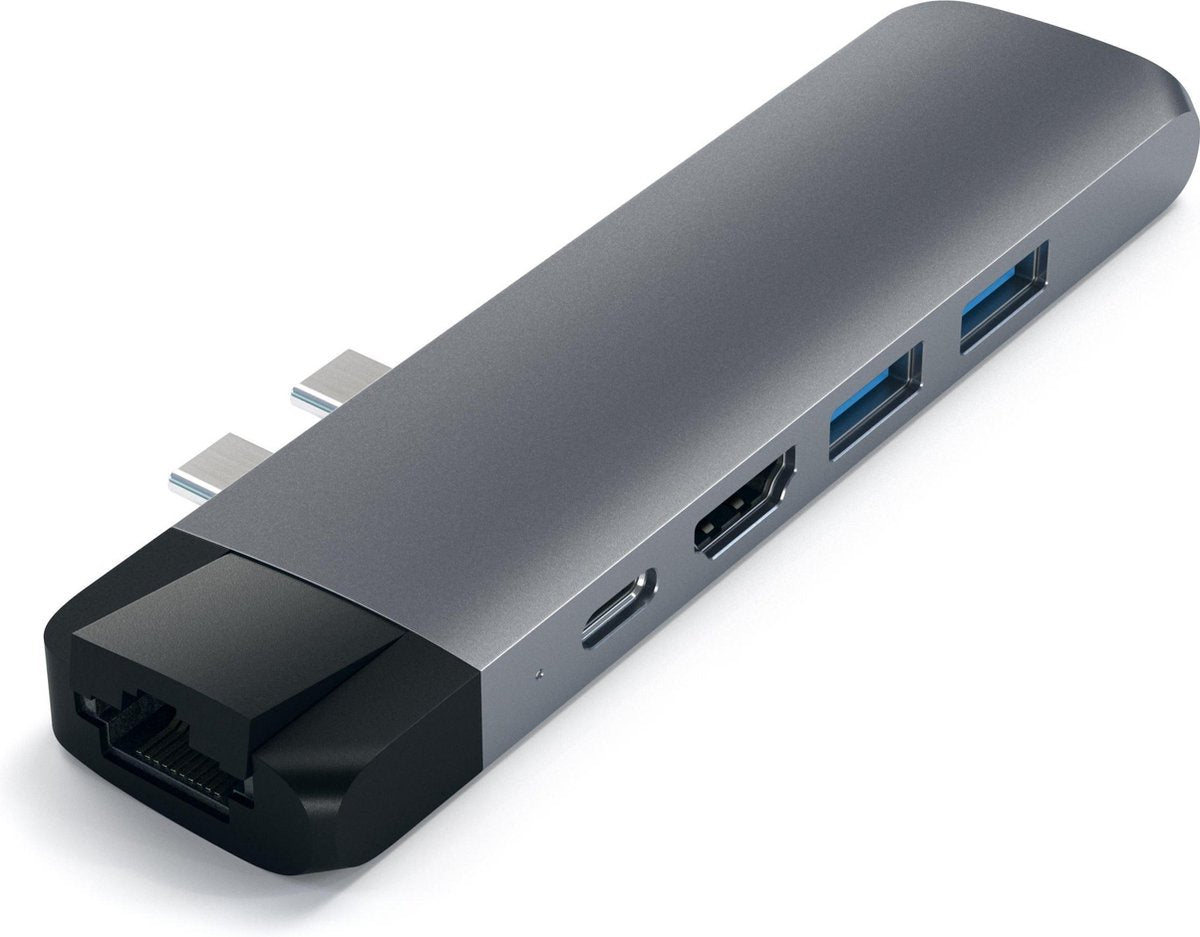 Satechi USB-C Pro Hub: Gigabit Ethernet, 4K HDMI, USB 3.0 voor MacBook