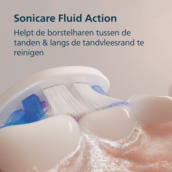 Philips Sonicare 6100 Series Elektrische Tandenborstel Gevoelige Tanden Lichtblauw