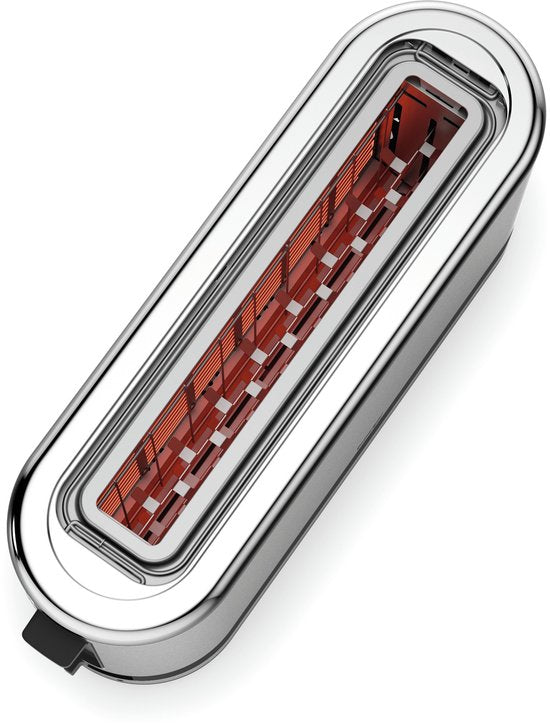 WMF KITCHENminis XXL Broodrooster RVS - Compacte Toaster met Ontdooifunctie