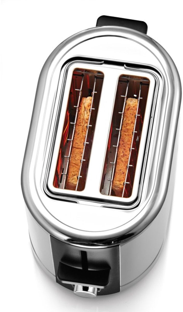 WMF Lono Broodrooster RVS 2 Sleuven 900W Compact Design