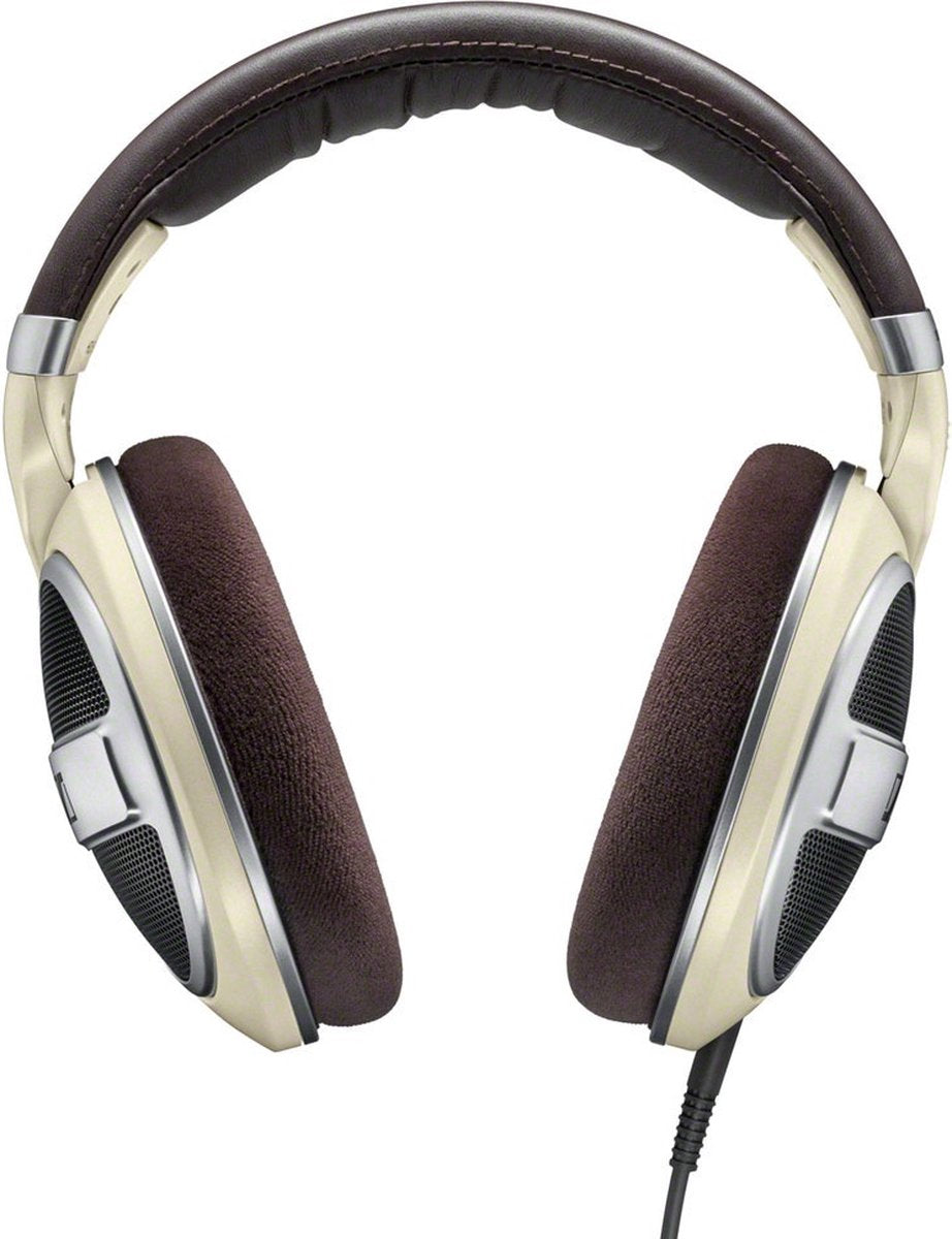 Sennheiser HD 599 Over-Ear Hoofdtelefoon: Premium Open-Back Audio, Comfortabel, Bruin/Beige