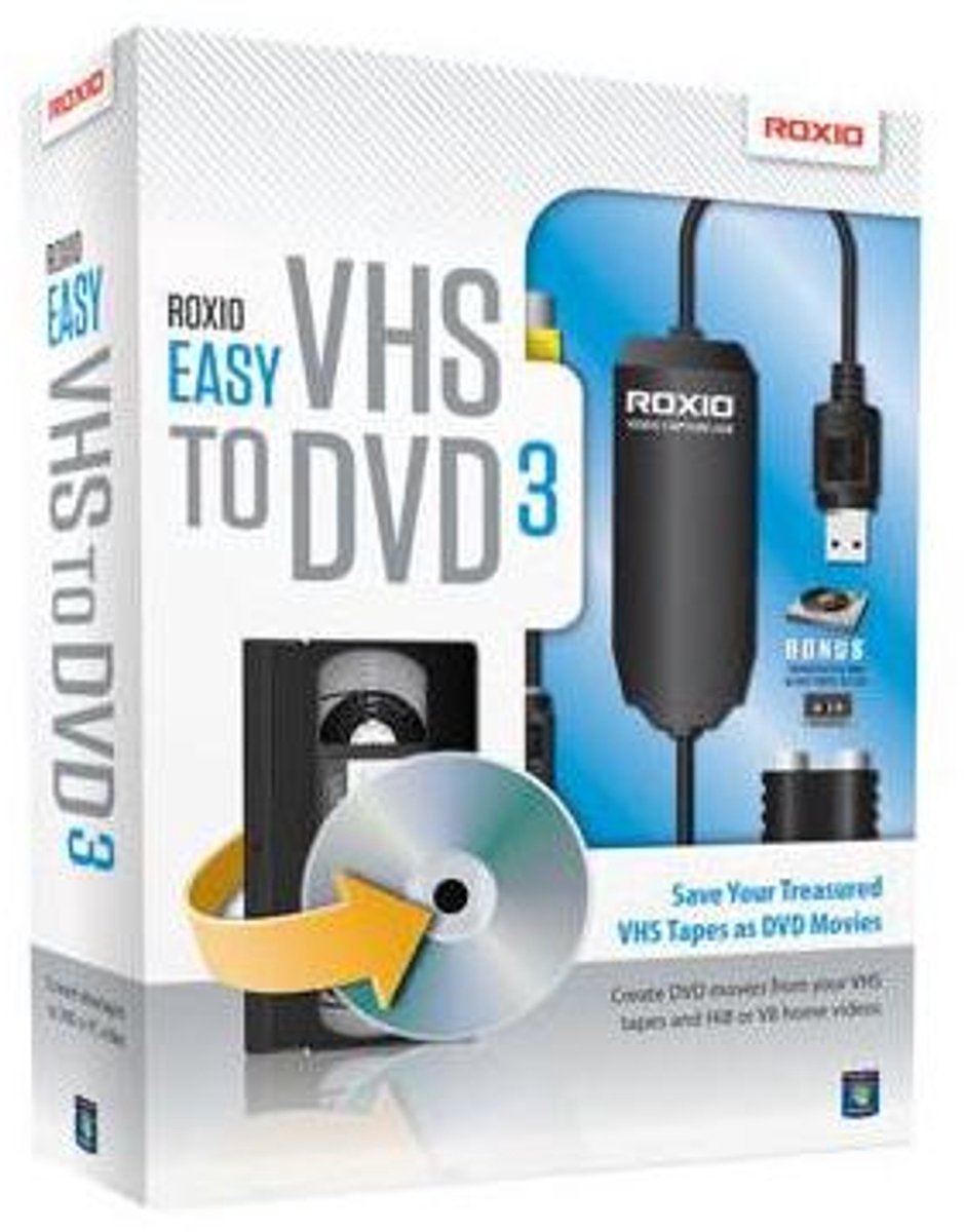 Roxio Easy VHS naar DVD 3: Behoud Oude Video Herinneringen Digitale Conversie Software