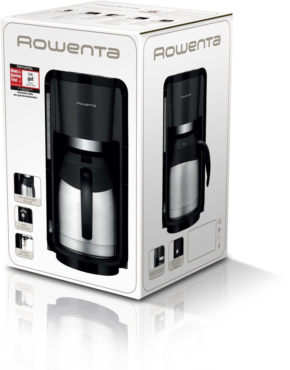 Rowenta Milano CT3818 Filterkoffiezetapparaat met Thermoskan en Warmhoudfunctie