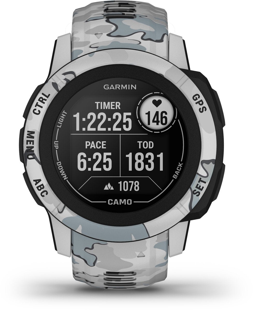 Garmin Instinct 2S - Sporthorloge met GPS - Smartwatch voor heren - 40mm - Camo Edition Mist - 0753759278656