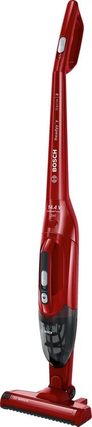 Bosch Serie 2 BBHF214R Draadloze Steelstofzuiger Zakloos Rood - MR commerce