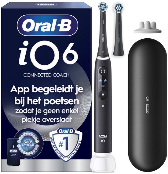 Oral-B iO 6S Elektrische Tandenborstel Zwart met Reisetui - MR commerce
