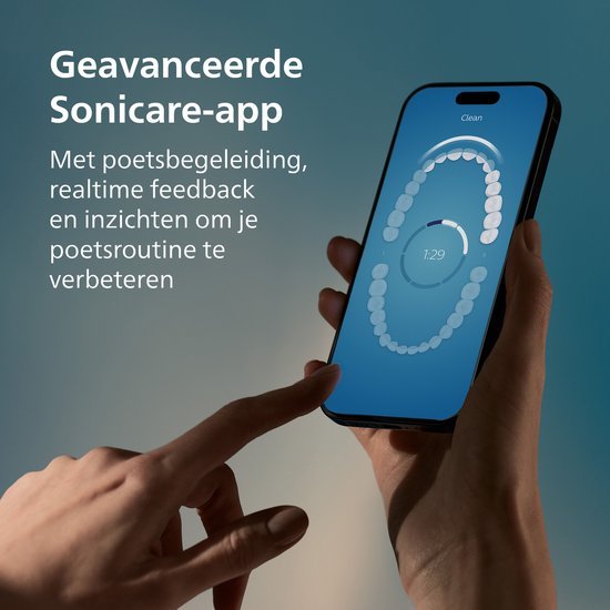 Philips Sonicare DiamondClean 9000 Geavanceerde Sonische Tandenborstel Wit Oplaadglas HX9911/27 - MR commerce