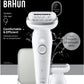 Braun Silk-épil 9 SkinSpa 9-080 Wet & Dry Epilator Wit