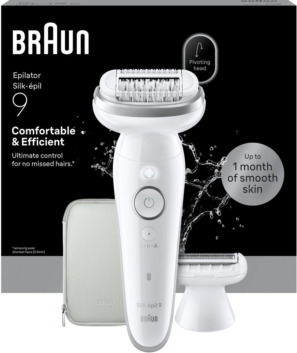 Braun Silk-épil 9 SkinSpa 9-080 Wet & Dry Epilator Wit