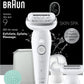 Braun Silk-épil 9 SkinSpa 9-080 Wet & Dry Epilator Wit