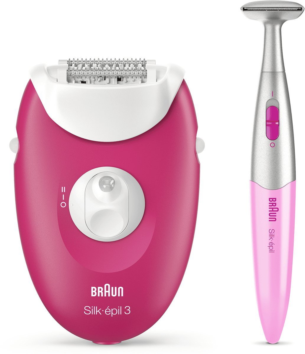 Braun Silk-épil 3-420 Epilator: Duurzame Ontharing & Precisie Bikinistyler met 20 Pincetten