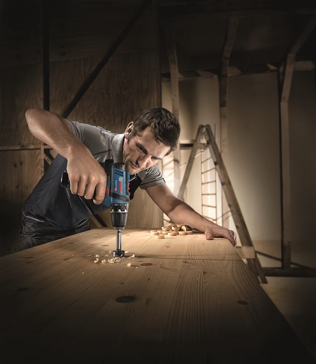 Bosch Professional GSR 12V-15 Accu Schroefboormachine met 2 Accu's