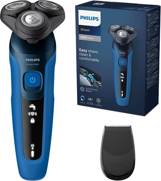 Philips Shaver Series 5000 S5466/18: Nat & Droog Elektrisch Scheerapparaat ComfortTech-mesjes