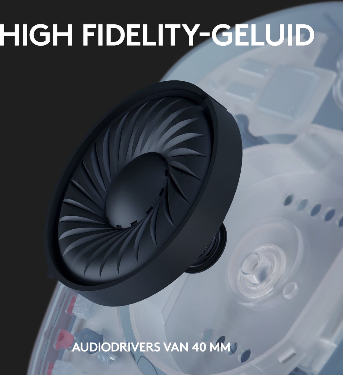 Logitech G435 LIGHTSPEED Draadloze Gaming Headset - Bluetooth, Lichtgewicht, Comfortabel, Blauw