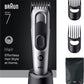 Braun Haartrimmer Series 7 HC7390: Nauwkeurige Tondeuse met 17 Lengte-Instellingen