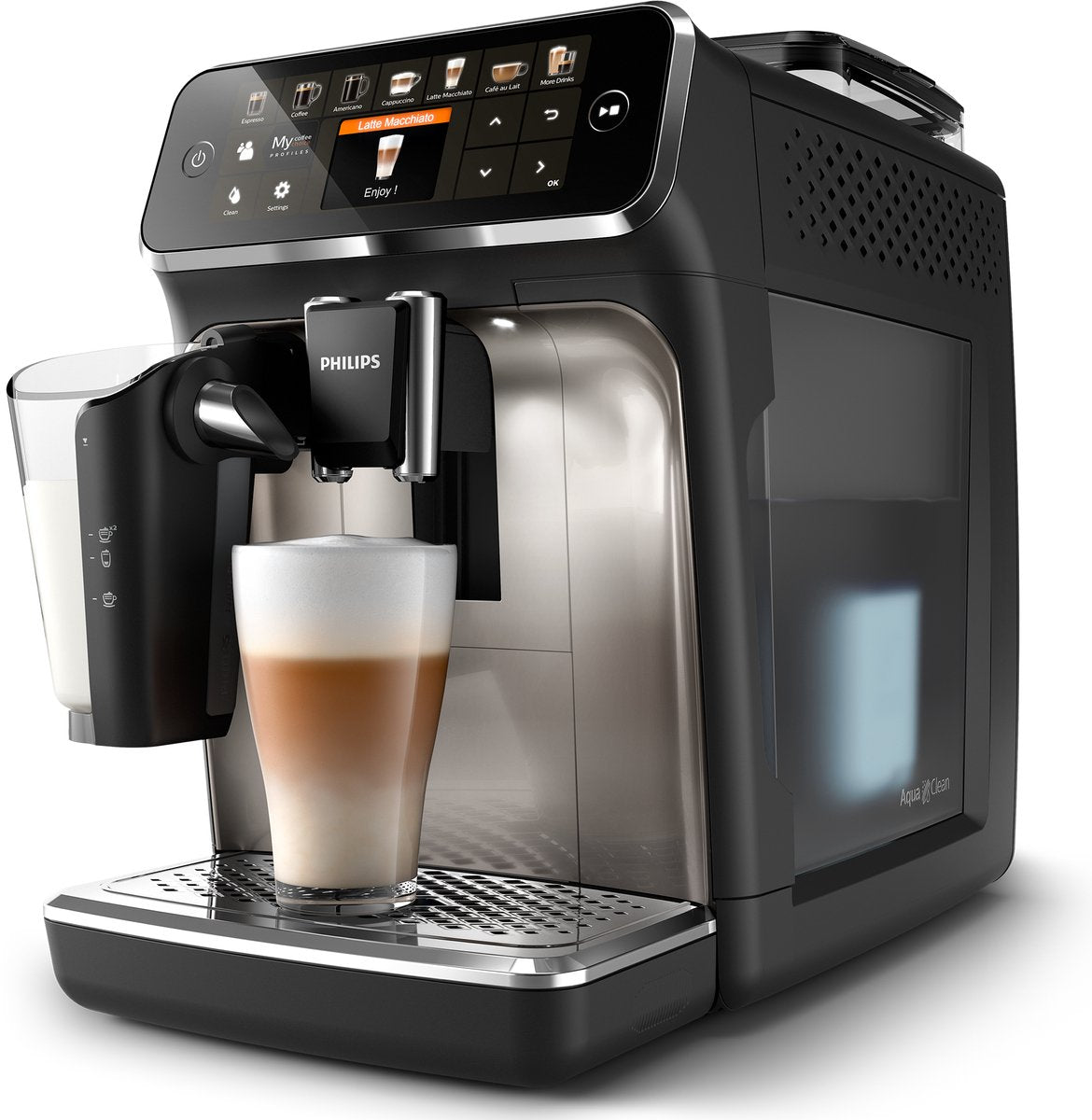 Philips 5400 Series LatteGo Volautomatische Espressomachine - 12 Koffievariaties Zwart