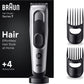 Braun Haartrimmer Series 7 HC7390: Nauwkeurige Tondeuse met 17 Lengte-Instellingen