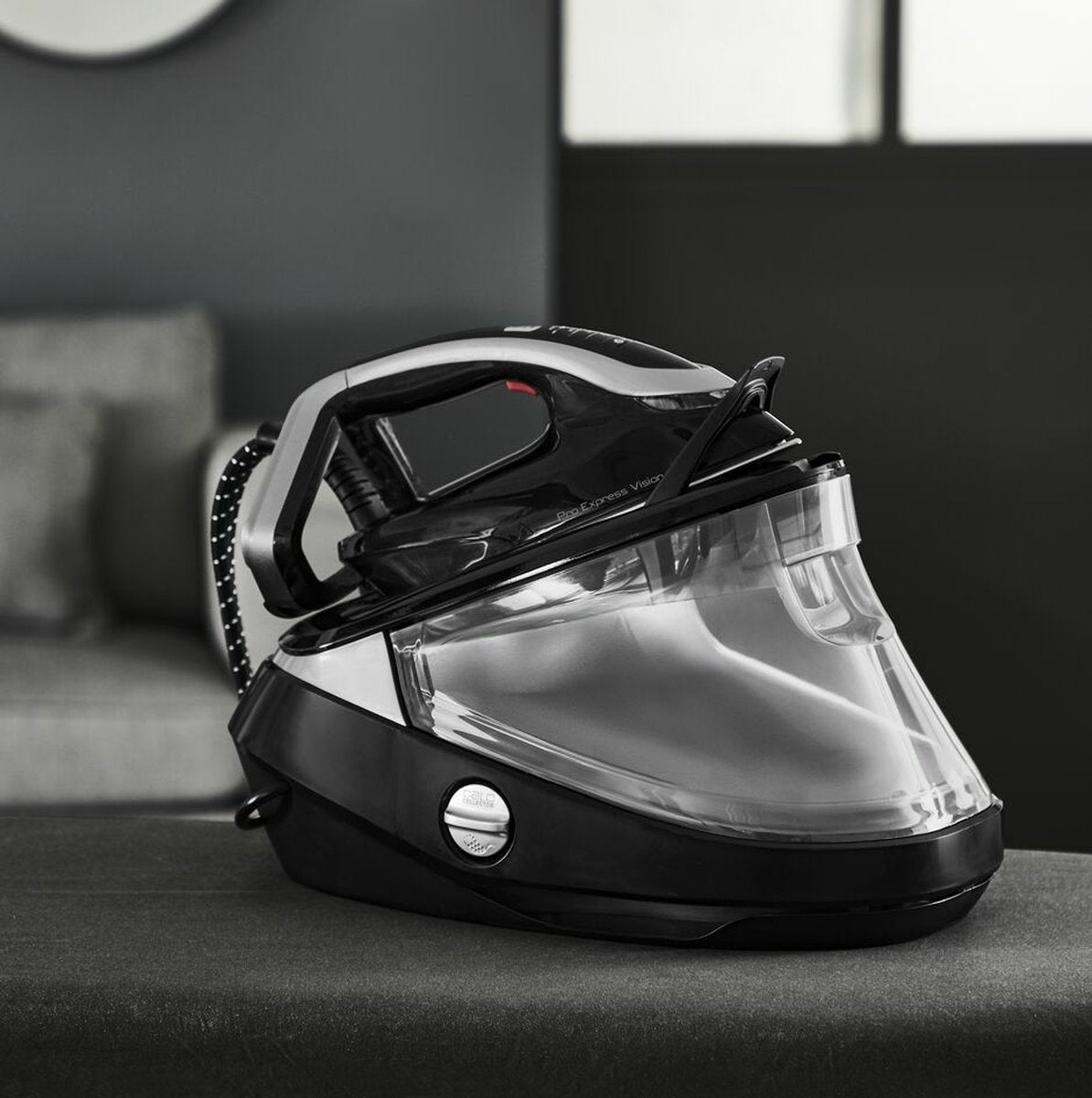 Tefal Pro Express Vision GV9821 Stoomgenerator 3000W 9 Bar Zwart