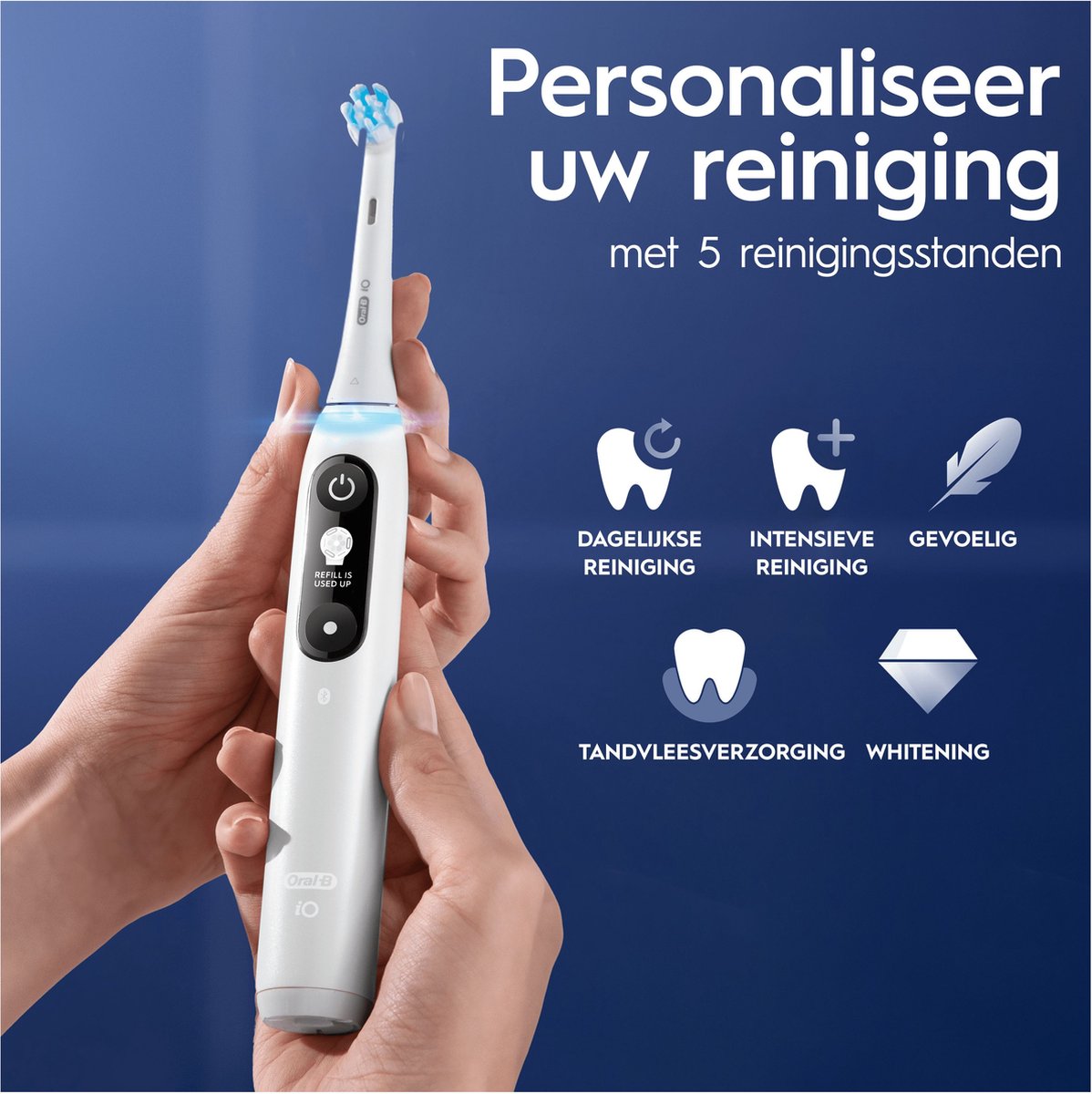 Oral-B iO 6 Elektrische Tandenborstel - Wit en Roze - 5 Poetsstanden | 4210201448914