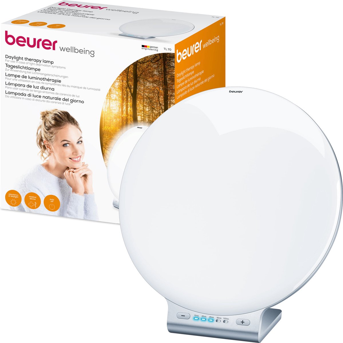 Beurer TL 50 Daglichtlamp 10000 Lux Wit
