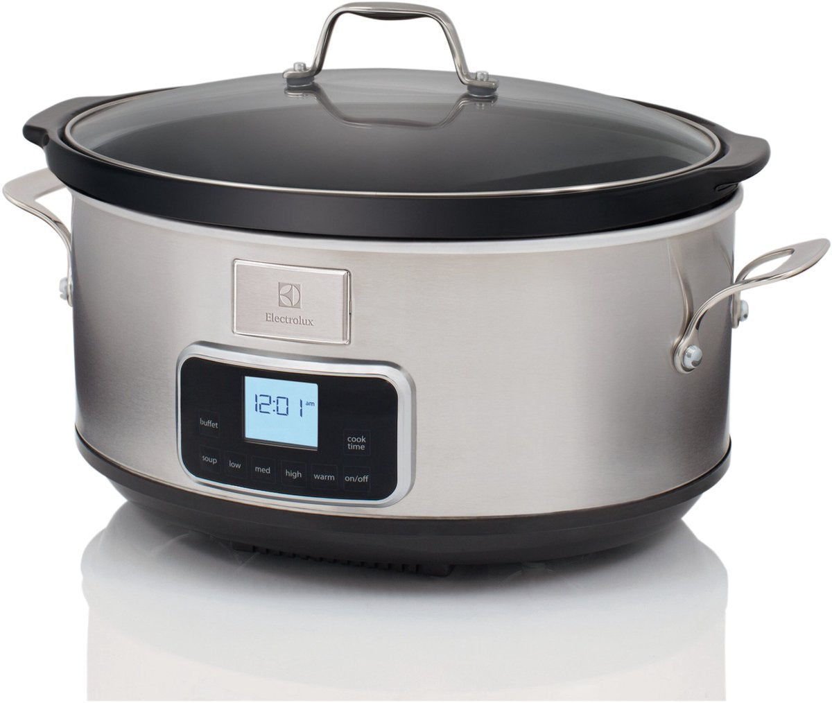 Electrolux ESC7400 RVS Slowcooker: Grote Capaciteit, Vaatwasserbestendig, Eenvoudig Koken