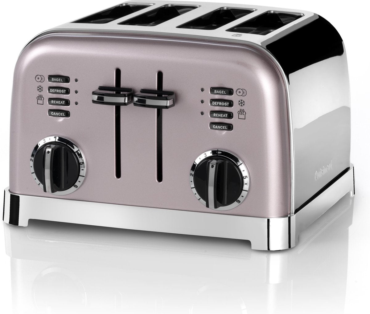 Cuisinart Style Collection 4-Sleufs Broodrooster - Ontdooifunctie, Bagelfunctie, 6 Standen - Pistacho Groen