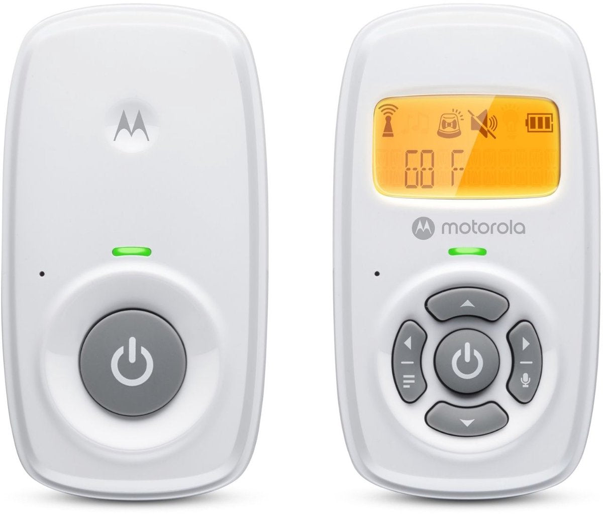 Motorola Nursery AM24 Audio Babyfoon - DECT Technologie, 300m Bereik, Tweewegcommunicatie
