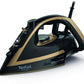 Tefal Puregliss FV8064 Stoomstrijkijzer 3000W: Krachtig Anti-Kalk Verticaal Stomen Zwart/Goud
