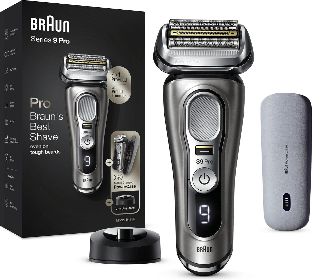 Braun Series 9 Pro 9466cc Elektrisch Scheerapparaat met SmartCare Center