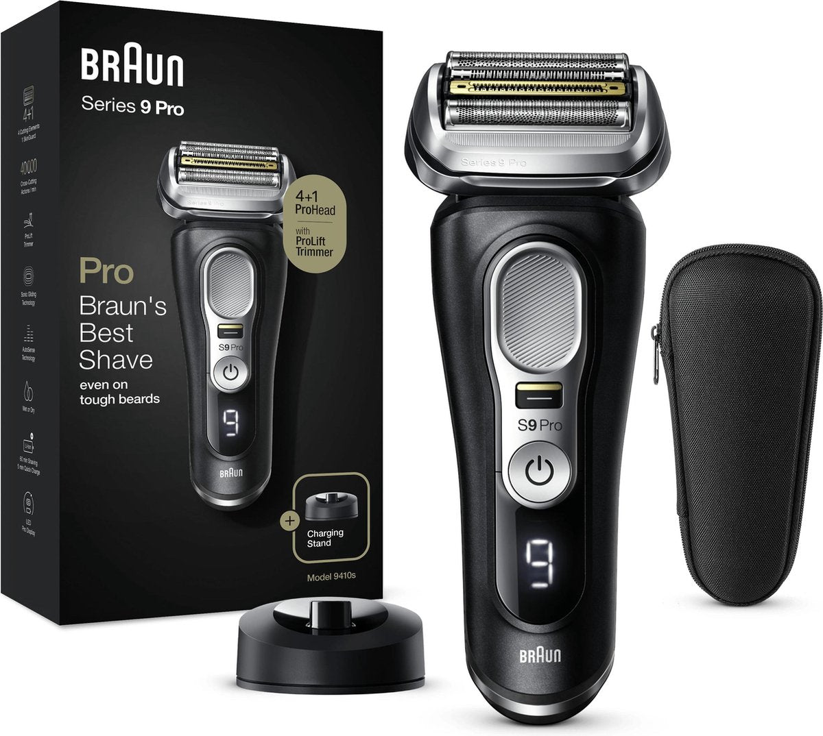 Braun Series 9 Pro 9466cc Elektrisch Scheerapparaat met SmartCare Center
