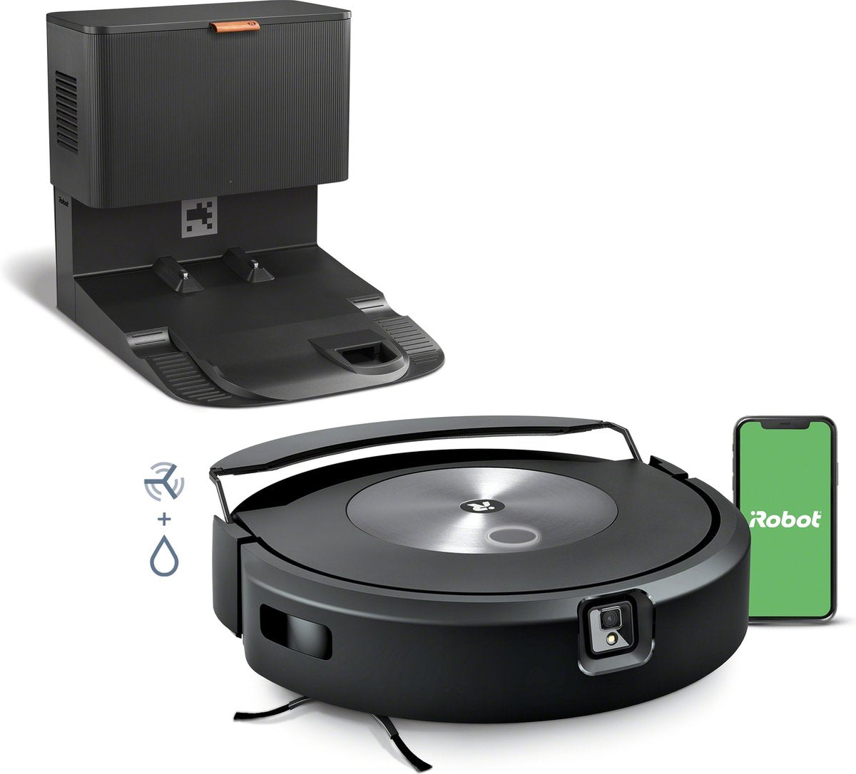 iRobot Roomba j7 Robotstofzuiger: Slimme Objectdetectie, PrecisionVision Navigatie, j7158