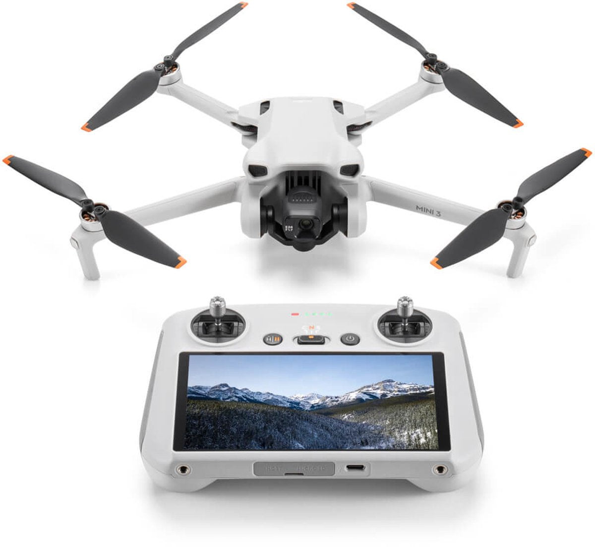 DJI Mini 3 Compacte Ultralichte Cameradrone met 4K HDR Video en RC Smart Controller