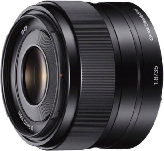 Sony E 35mm F1.8 OSS: Lichtsterk Prime Groothoeklens voor Systeemcamera's met Beeldstabilisatie