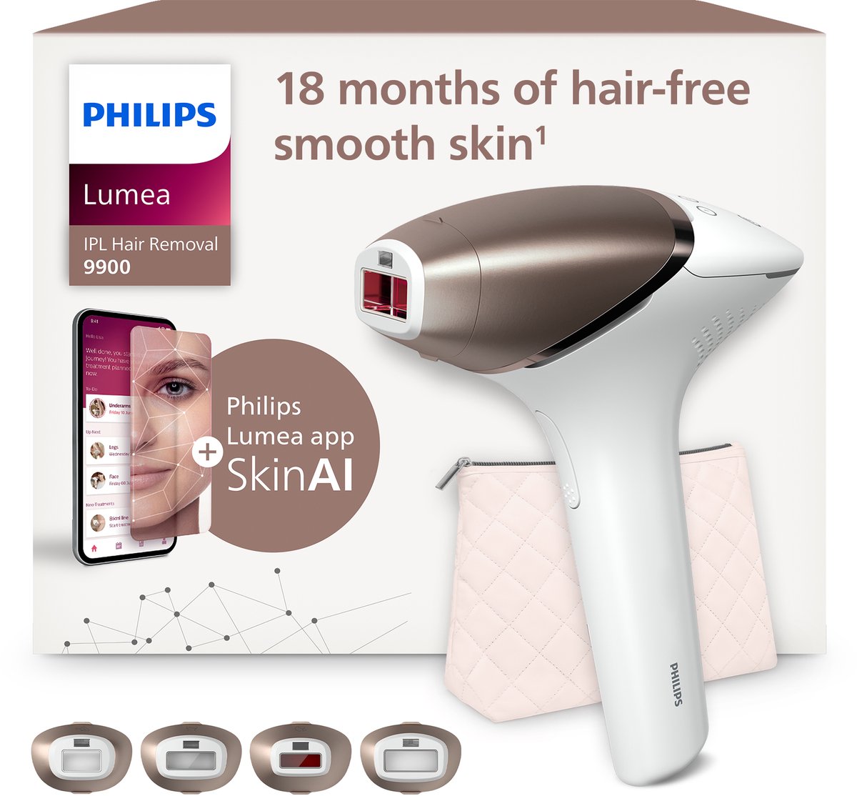 Philips Lumea 9900 Series IPL Ontharingsapparaat BRI953/02