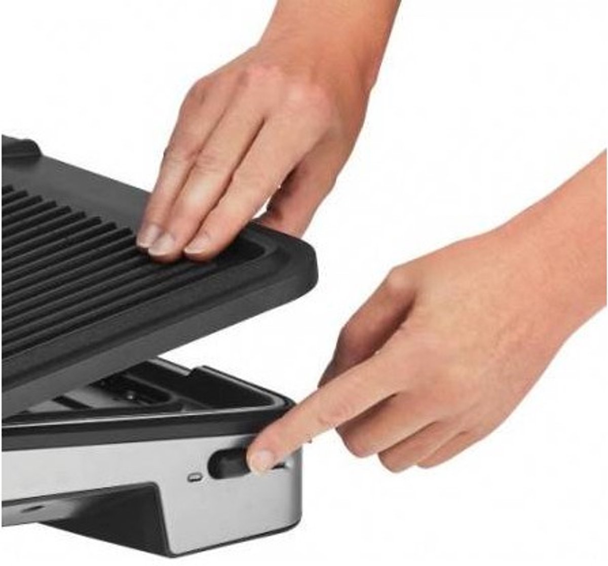 WMF Profi Plus Contact Grill Perfection - RVS - 2180W - Automatische Kooksensor