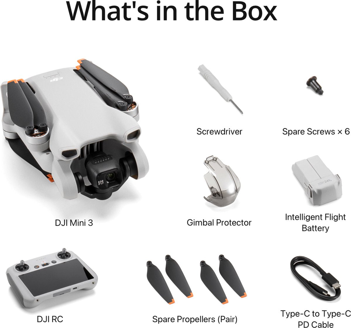 DJI Mini 3 Compacte Ultralichte Cameradrone met 4K HDR Video en RC Smart Controller