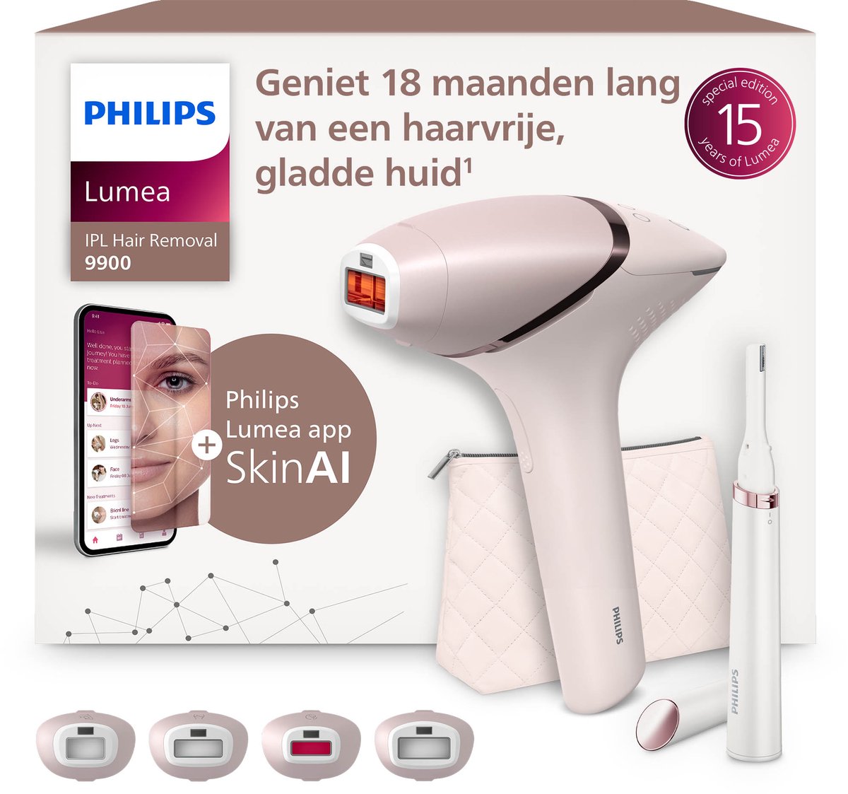 Philips Lumea 9900 Series IPL Ontharingsapparaat BRI953/02