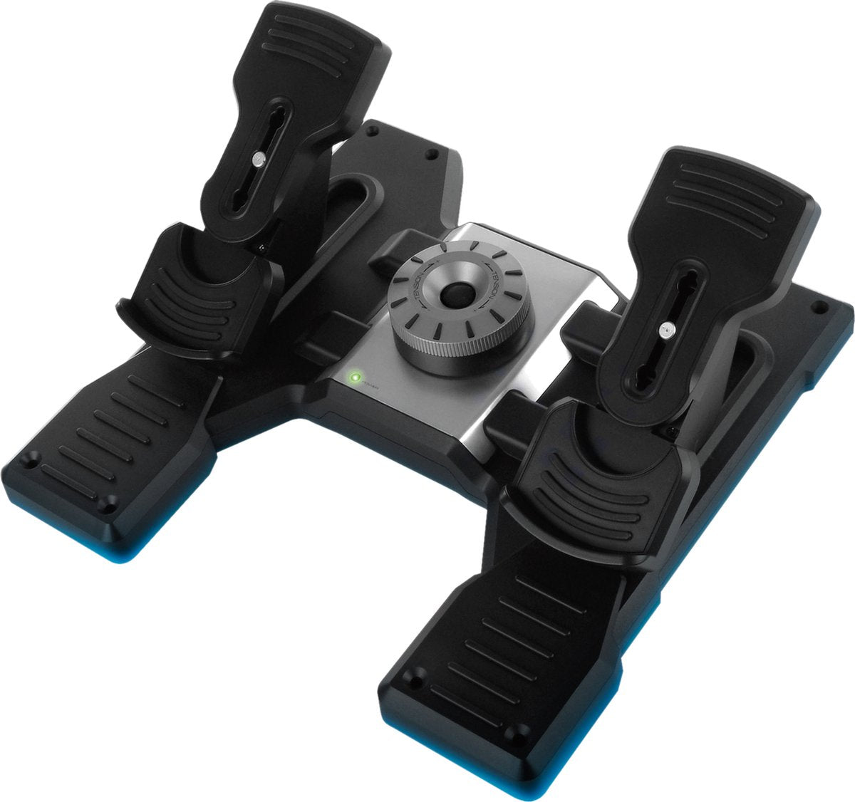 Logitech G Saitek Pro Flight Rudder Pedals PC Zwart