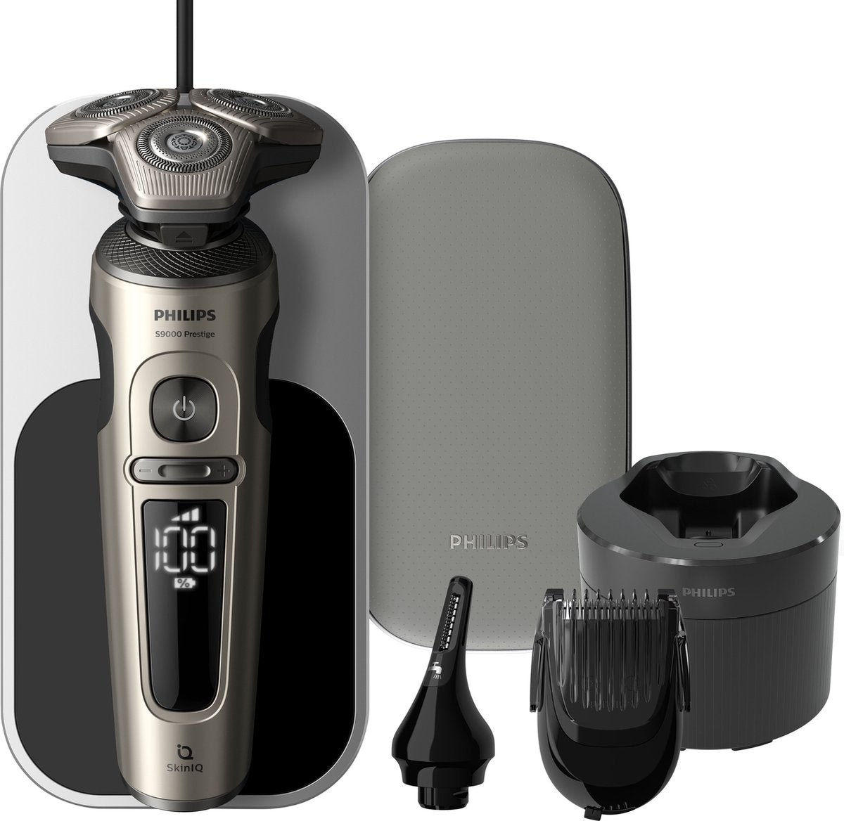 Philips Shaver S9000 Prestige SP9840/31 Elektrisch Scheerapparaat Nat & Droog met Trimmer