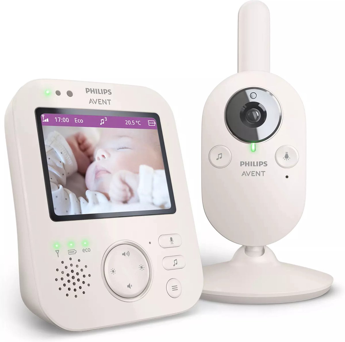 Philips Avent SCD891/26 Beeldbabyfoon: Veilige Camera, Nachtzicht & Rustgevende Slaapliedjes