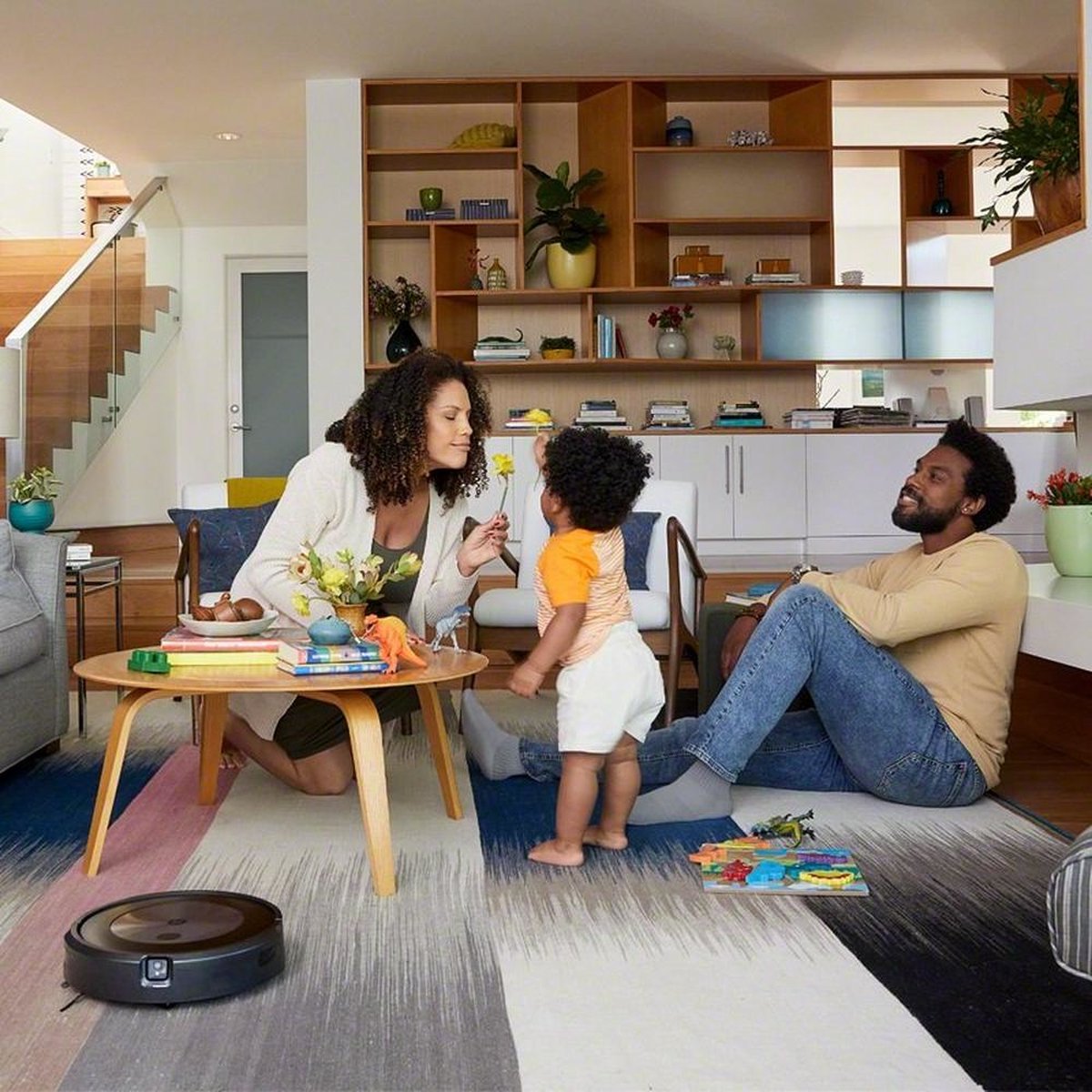 iRobot Roomba j7 Robotstofzuiger met Stofzak, Grafiet, Rond, Slimme Navigatie