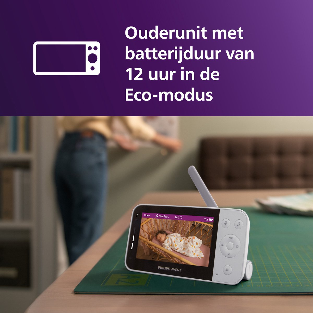 Philips Avent Connected Beeldbabyfoon SCD951/26: HD Camera, App & Nachtzicht