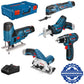 Bosch Professional 12V 5-Delige Accu Gereedschap Combiset met 3 Accu's