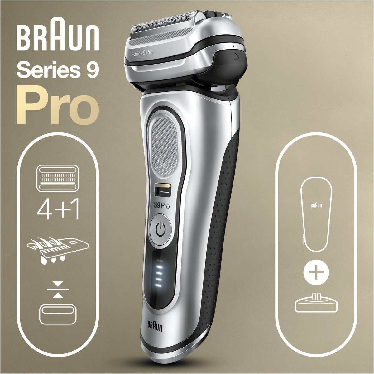 Braun Series 9 Pro 9466cc Elektrisch Scheerapparaat met SmartCare Center