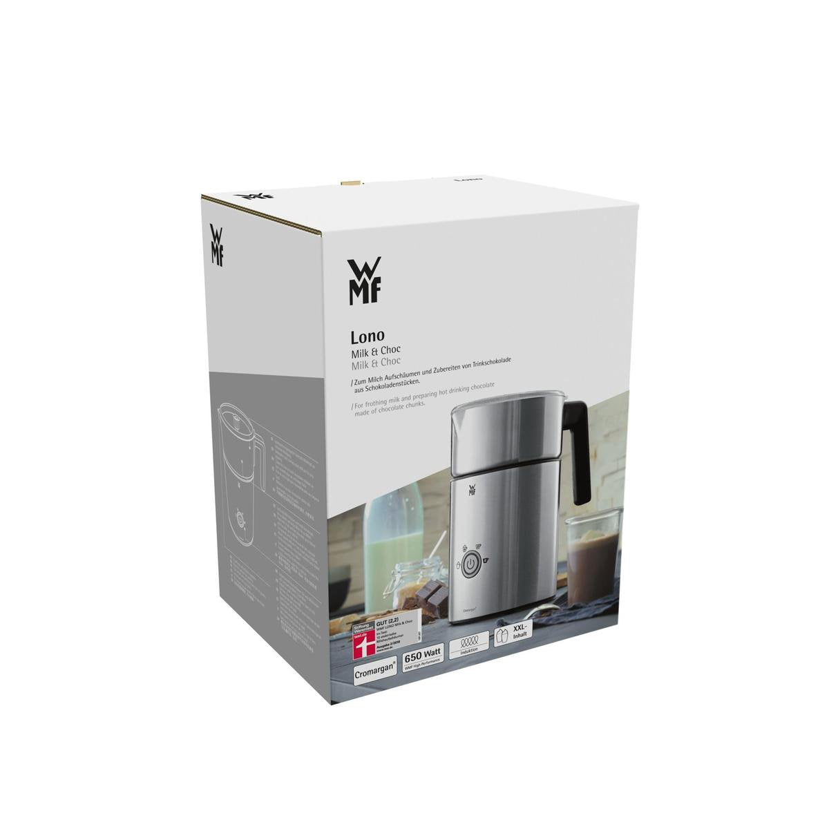 WMF Lono Melk- & Chocolade Opschuimer RVS: Warm, Koud, Perfect Schuim