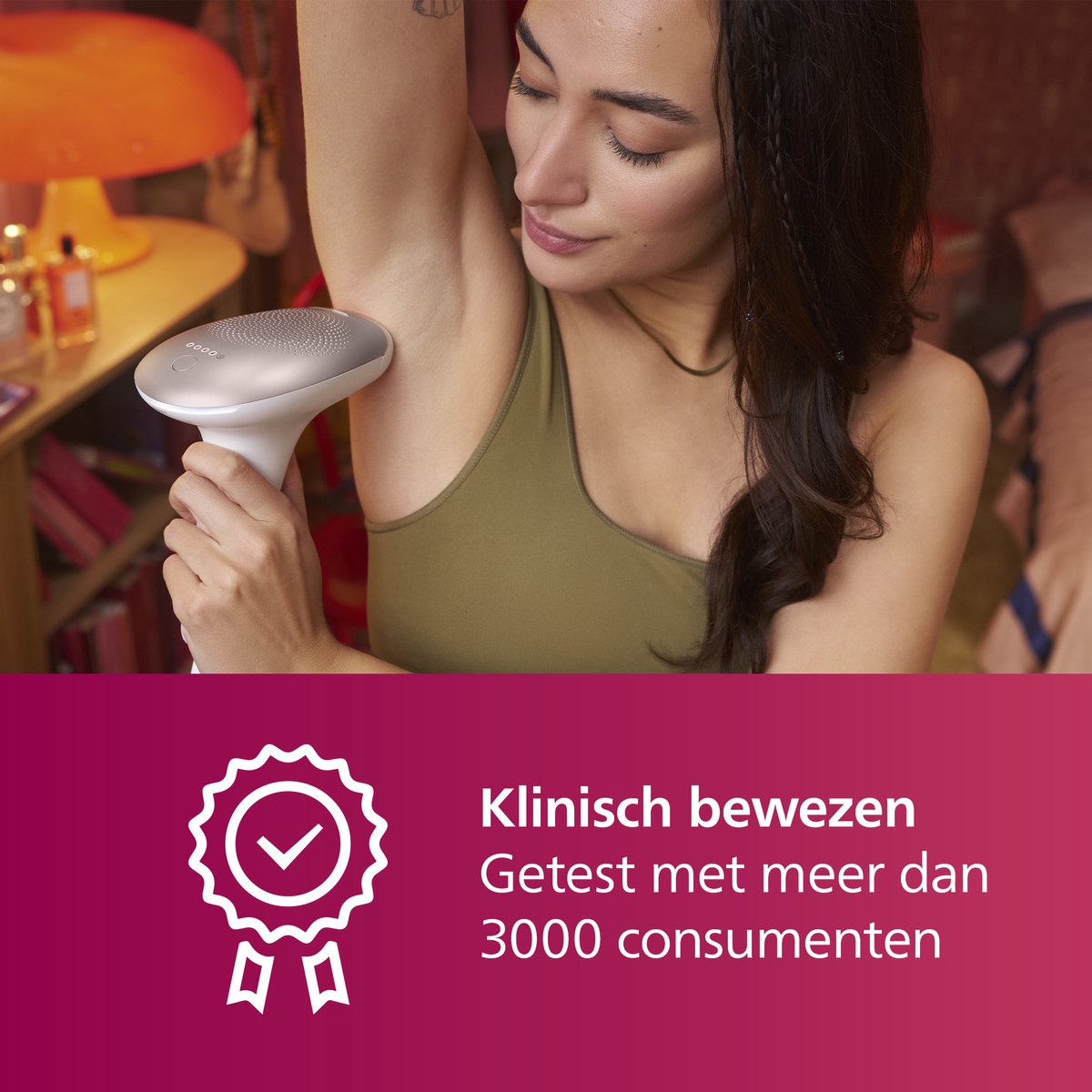 Philips Lumea IPL 7000 Serie Ontharingsapparaat  - BRI923/00, 3 Opzetstukken, Trimmer, Langdurige Gladde Huid | 8720689016896 | 8710103872009