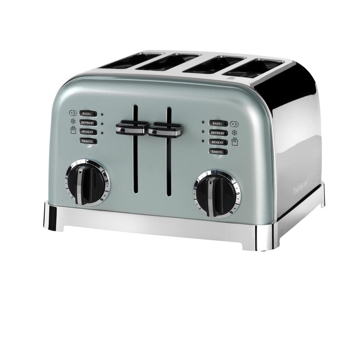 Cuisinart Style Collection 4-Sleufs Broodrooster - Ontdooifunctie, Bagelfunctie, 6 Standen - Pistacho Groen